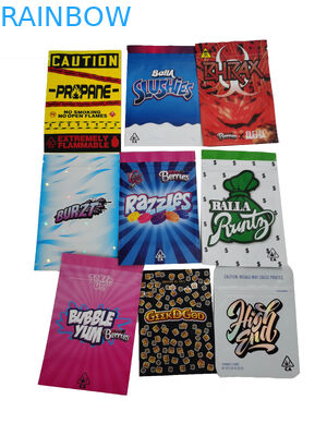 サンプル自由なカスタマイズされた子供の証拠の磨き粉医学のおいしいDoypackは二重ジッパーが付いている袋を立てます