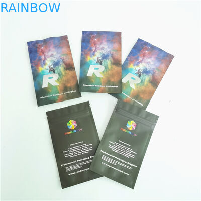 臭いの証拠の丸薬包装のためのジップ ロック式の磨き粉を包む平らなプラスチック袋