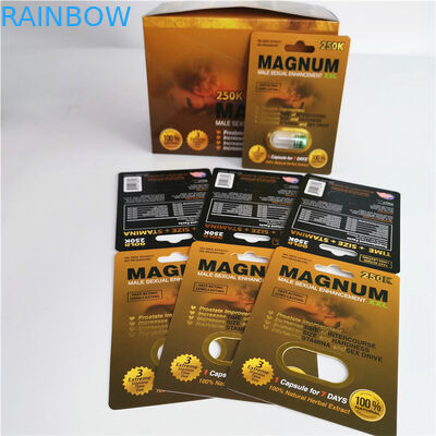 表示のための3dカードcapsulのまめを包むサイ69の男性の強化の性の丸薬