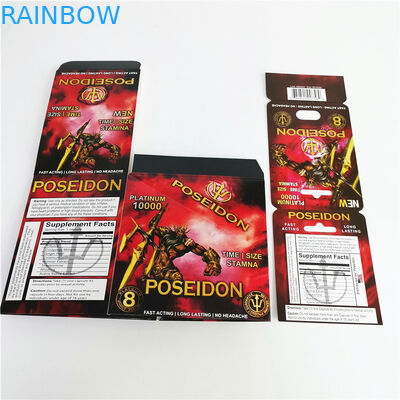 表示のための3dカードcapsulのまめを包むサイ69の男性の強化の性の丸薬