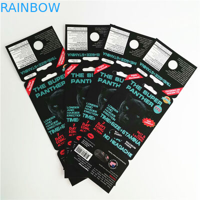 表示のための3dカードcapsulのまめを包むサイ69の男性の強化の性の丸薬