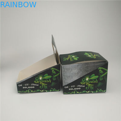 CBDおよび麻の包装のためのロゴのまめの紙箱によって包む紙箱