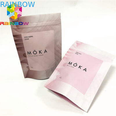 印刷される習慣はジップ ロック式ボディが付いている袋をごしごし洗います破損のノッチが付いている袋を立てます