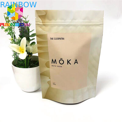 アルミ ホイルが立つ食糧のためのジップ ロック式袋は注文のロゴの包装袋を袋に入れます