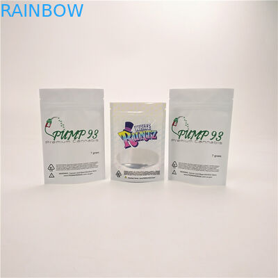 窓が付いている自由にカスタマイズされた子供の証拠CBD袋のruntzのジャングルのクッキーの薬の袋を見本抽出して下さい