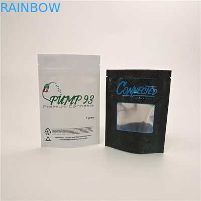 窓が付いている自由にカスタマイズされた子供の証拠CBD袋のruntzのジャングルのクッキーの薬の袋を見本抽出して下さい