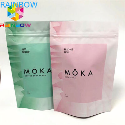 良質の生物分解性の臭いの証拠の無光沢の黒いジップ ロック式のプラスチック包装袋