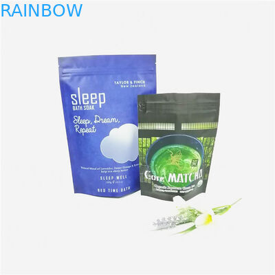 注文のアルミ ホイル12ozのバス ソルト/ボディはジップ ロック式のdoypackのコーヒー バッグを包むクリームをごしごし洗う