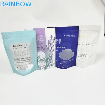 注文のアルミ ホイル12ozのバス ソルト/ボディはジップ ロック式のdoypackのコーヒー バッグを包むクリームをごしごし洗う