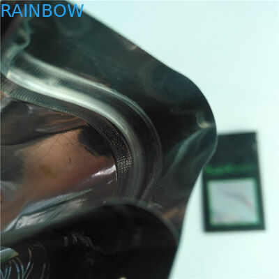 1g雑草袋のKushの医学のインド大麻明確な窓およびジッパーが付いている包装袋の紫外線印刷の黒い袋