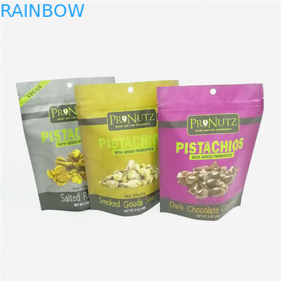 アルミ ホイルの真空のジッパー ロックのマイラーの包装はポリ袋を詰める袋の食糧ナットを立てる