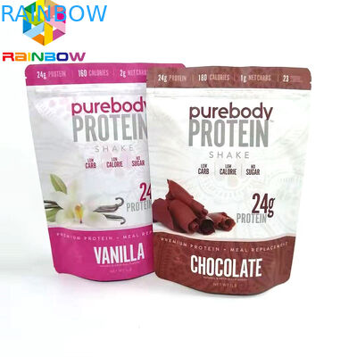 食糧/粉の習慣のためのジップ ロック式袋の上のResealable立場はマットの終わりの包装の袋袋を印刷した