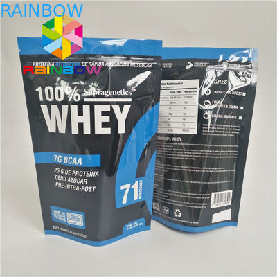 プラスチック袋の茶包装の食糧Ziplockの出荷の雑草の臭いの証拠袋の上の注文のロゴの生物分解性の立場