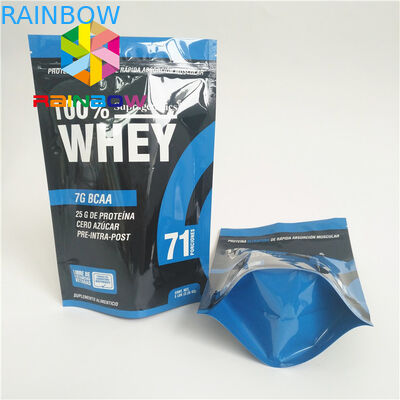 プラスチック袋の茶包装の食糧Ziplockの出荷の雑草の臭いの証拠袋の上の注文のロゴの生物分解性の立場