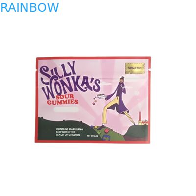 金属色のPrerollのタバコ3の側面のシールの袋のアルミ ホイル袋のための自由な小型磨き粉を見本抽出しなさい