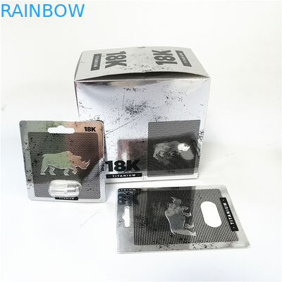 表示習慣は紙カードの男性の増強物の性の性能の赤いPoseidonのカード箱を印刷した