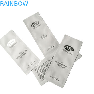 白い印刷されたskincare化粧品の包装袋のロゴは液体の保湿剤の磨き粉をカスタマイズした