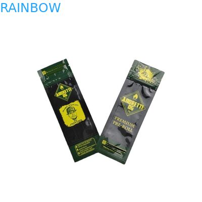 Prerollのタバコ3のジッパー袋が付いている側面のシールの袋を印刷する金のためのシンセンの製造者の小型磨き粉