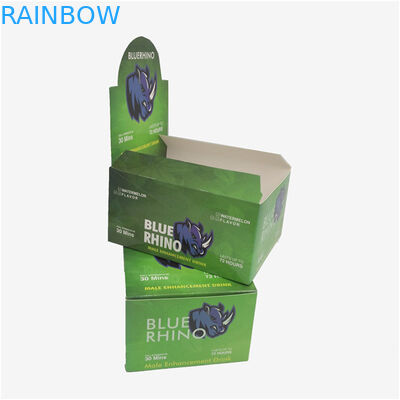 Ecoの友好的な表示紙箱、ギフト用包装紙箱のサイCBDの油壷のエネルギー バーの包装箱