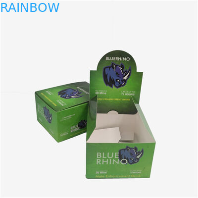 Ecoの友好的な表示紙箱、ギフト用包装紙箱のサイCBDの油壷のエネルギー バーの包装箱