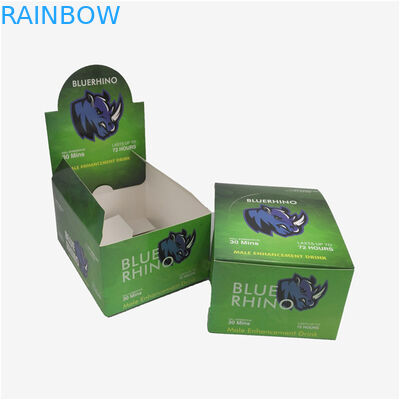 Ecoの友好的な表示紙箱、ギフト用包装紙箱のサイCBDの油壷のエネルギー バーの包装箱