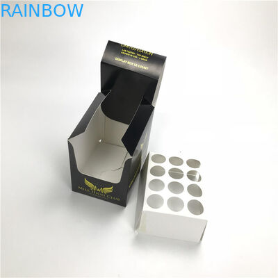 油壷エネルギーCBDプロダクトのための浮彫りにされた印刷紙箱は挿入物が付いているディスプレイ・ケースを