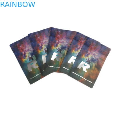 マイラー袋のマットの臭いの証拠のChildproofジップ ロック式の袋を包む注文の印刷のアルミ ホイルの子供抵抗力があるキャンデー