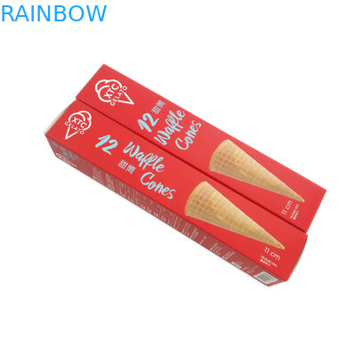 CMYK色のアイス クリームのクッキーの包装のための包装の紙箱のカスタマイズされたロゴ