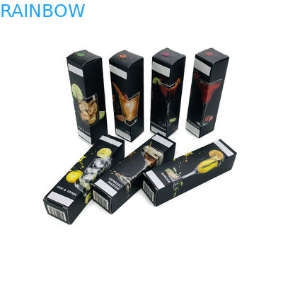 飲み物のための折り畳み式箱CMYK色を包む無光沢の終わりの軽量紙箱