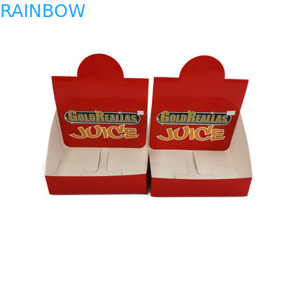 光沢のびんの表示のためのCMYK色を包むボール紙のペーパー ディスプレイ・ケースは包装を袋に入れる