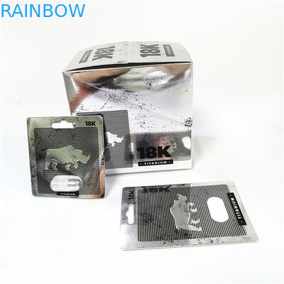 熱い販売3Dカードまめの包装のサイ18Kの金のカプセルの弾丸の紙カードのサイの丸薬まめの包装