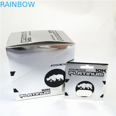 熱い販売3Dカードまめの包装のサイ18Kの金のカプセルの弾丸の紙カードのサイの丸薬まめの包装