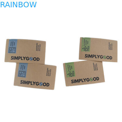 環境に優しい印刷された多彩な設計はクラフトの紙袋をカスタマイズした