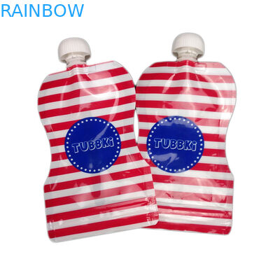 Nyのスモール・キャピタル/ノズルが付いている液体のために包む物質的な口の袋