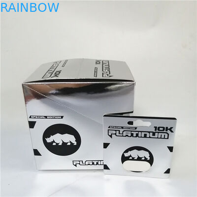 熱い押す性の強化のまめの包装のディスプレイ・ケース カードを浮彫りにするピンクの猫の紙箱カード