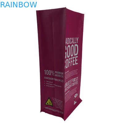 くだらないコーヒーのための平底の上のプラスチック ジッパー ロック袋の袋の立場を印刷するQuanlityの注文の高いピンク防水デジタル