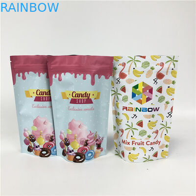 280g蛋白質の振動Doypack 100つのミクロンの無光沢のマイラーのジッパー袋