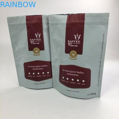 Kaffeeキャンデーの包装のためのアルミ ホイルのジップ ロック式袋が付いている袋の上の注文のロゴ色Resealable 1KG 500Gの立場