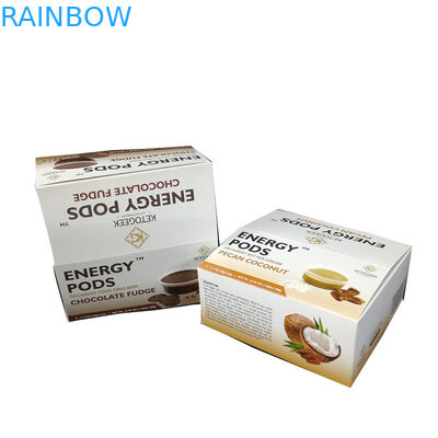 友好的なEcoは注文の印刷のボール紙蛋白質棒反対の乾燥されたココナッツ ディスプレイ・ケースを食品等級ためにリサイクルする