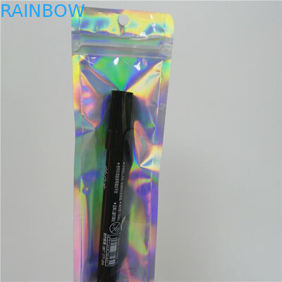 ジッパーが付いている習慣によって印刷されるプラスチック ホログラムの書類封筒のための用具のペンの包装を構成するため