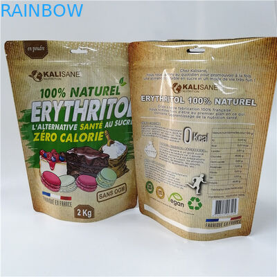 ワサビノキのティーバッグを包むカスタマイズされた立場の袋の粉