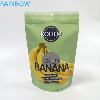 デジタル印刷は袋のプラスチック軽食のバナナの破片のマンゴのフルーツの食品包装袋を立てる