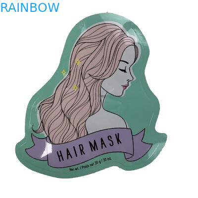 ポリ袋を印刷するキャンデーの毛のマスク デジタルのための不規則な形の袋の平らな包装袋