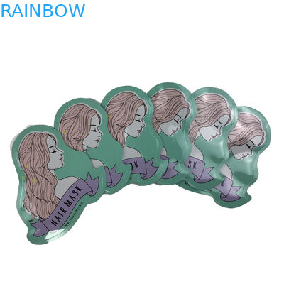 ポリ袋を印刷するキャンデーの毛のマスク デジタルのための不規則な形の袋の平らな包装袋