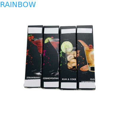 香水の包装のための環境に優しい紙箱の点の紫外線印刷はカスタム設計する