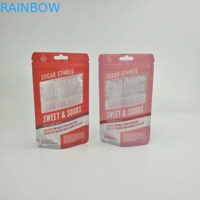 カスタマイズされた3.5g 7gの子供の証拠の磨き粉のクッキーのRuntzのジャングルの男の子袋は二重ジッパーとのDoypackの上に立つ