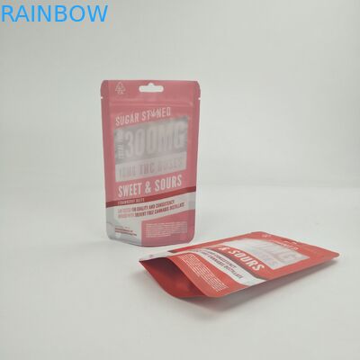 カスタマイズされた3.5g 7gの子供の証拠の磨き粉のクッキーのRuntzのジャングルの男の子袋は二重ジッパーとのDoypackの上に立つ