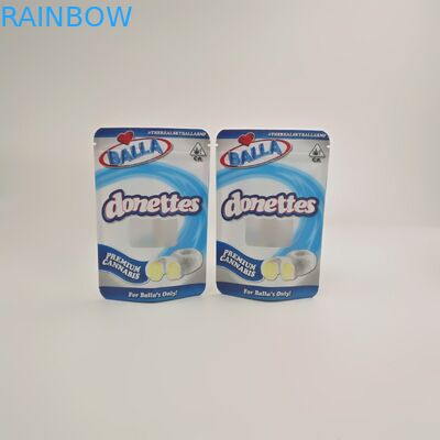 カスタマイズされるRuntz Prerollのクッキーの薬の袋の子供の証拠Doypackのためのロゴ紫外線3.5g 7g 28gの磨き粉を印刷する