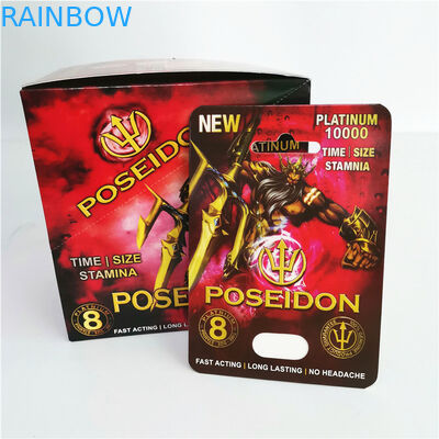 弾丸が付いている在庫の69の男性の増強物の性の紙カードそして包装箱