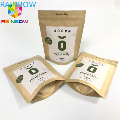 ブラウン クラフト紙CMYK VMPETのZiplockは袋を立てる